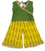 Anghrakha Style Short Top With Plazzo