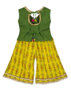 Anghrakha Style Short Top With Plazzo 2