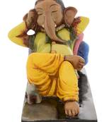 Premium Figurine of Resting Lord Ganesha