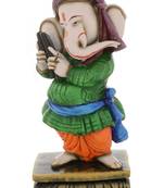 Premium Figurine of Lord Ganesha playing Musical Instrument
