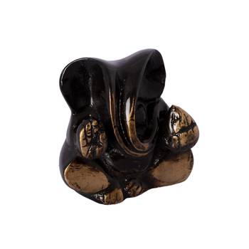 Brass Antique Finish Diving Appu Ganesha 3
