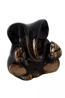 Brass Antique Finish Diving Appu Ganesha