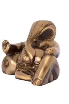 Brass Lord Ganesha with Masand    
