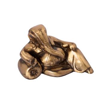 Brass Lord Ganesha with Masand     4