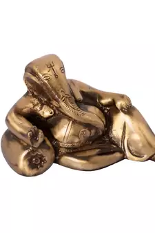 Brass Lord Ganesha with Masand    
