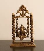 Brass Lord Ganesha on Jhoola