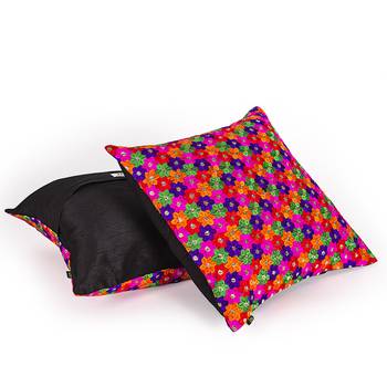 Multi colored |Dupion Silk Embroidery Covers | Set of 2 4