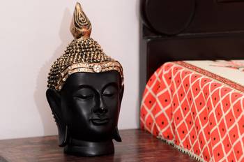 Polyresin Elegant Buddha Head 2