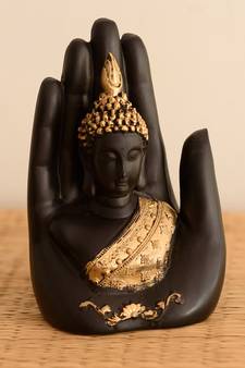 Golden Handcrafted Buddha Palm
