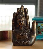 Decorative Palm Buddha Figurine