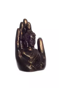 Decorative Palm Buddha Figurine