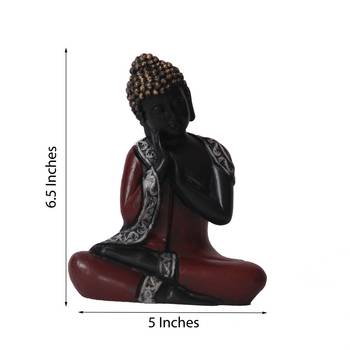 Antique Finish Handcrafted Thinking Buddha 4