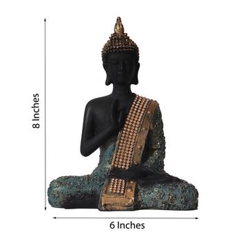 Handcrafted Meditating Blessing Buddha 2