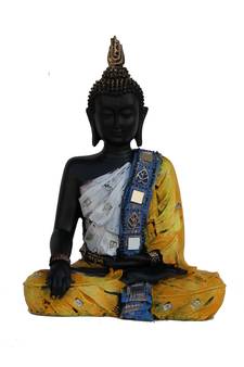Handcrafted Meditating Buddha Figurine