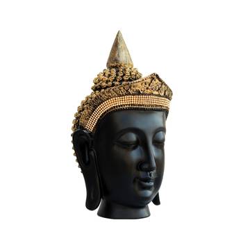 Golden Crown Handcrafted Buddha Head 1