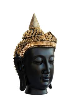 Golden Crown Handcrafted Buddha Head
