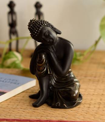 Handcrafted Antique Finish Knee Buddha 1
