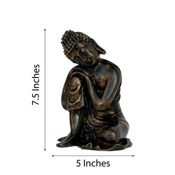 Handcrafted Antique Finish Knee Buddha 4