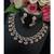 Eye Catching Designer Flower Design American Diamond Necklace with Matching Ear Rings
