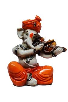 Lord Ganesha playing Violin