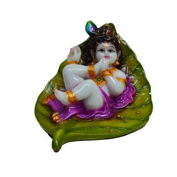 Synthetic Laddu Gopal on Green Leaf 1