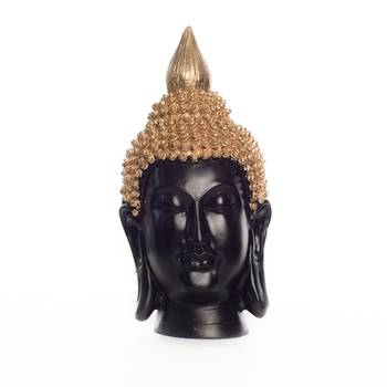 Elegant Gold Hair Buddha Head 2