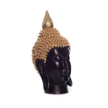 Elegant Gold Hair Buddha Head 4
