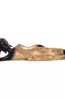 Brass Decorative Thai Reclining Buddha Antique Showpiece