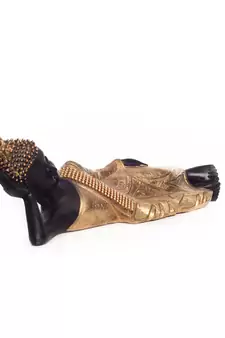 Brass Decorative Thai Reclining Buddha Antique Showpiece