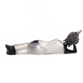 Brass Decorative Thai Reclining Buddha Antique Showpiece 5