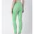 Sea Green Solid Cotton Lycra Legging