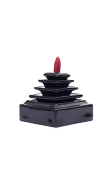 Falling Waterfall style Smoke Fountain with 10 Backflow Cones Decorative Incense Holder