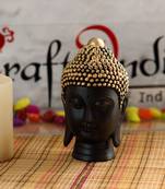 Buddha Head(13 Cm X 8 Cm, Golden)