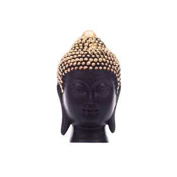 Buddha Head(13 Cm X 8 Cm, Golden) 2