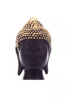 Buddha Head(13 Cm X 8 Cm, Golden)