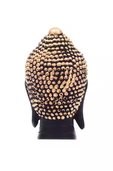 Buddha Head(13 Cm X 8 Cm, Golden)
