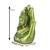 Green and Golden Handcrafted Palm Buddha