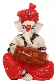 Lord Ganesha playing Dholak