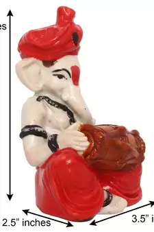 Lord Ganesha playing Dholak