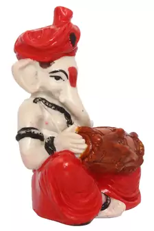 Lord Ganesha playing Dholak