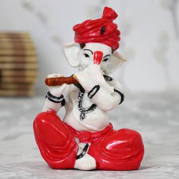 Lord Ganesha playing Flute 1