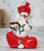 Lord Ganesha playing Flute