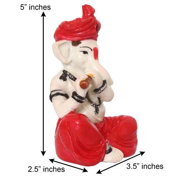 Lord Ganesha playing Flute 3