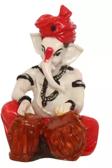 Lord Ganesha playing Tabla