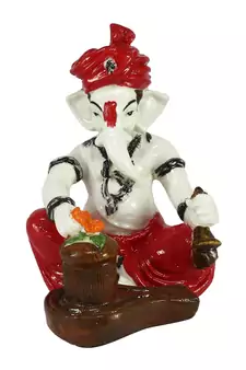 Multicolor Resin Ganesha Statue