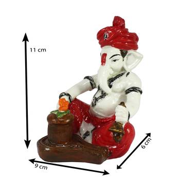Multicolor Resin Ganesha Statue 3