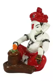 Multicolor Resin Ganesha Statue