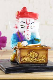 Lord Ganesha Thinking About Something Decorative Spiritual showpiece