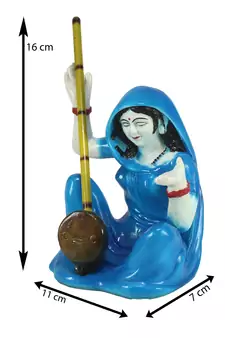 Meerabai playing Musical Instrument Showpiece