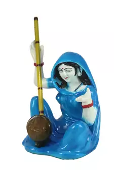 Meerabai playing Musical Instrument Showpiece